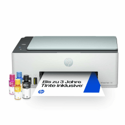 HP Smart Tank 5108 3-in-1 Multifunktionsdrucker (WLAN; Mobiles Drucken) – 3 Jahre Tinte inklusive, 3 Jahre Garantie bei Registrierung, großer Tintentank, hohe Reichweite, Drucken in hoher Qualität Angebot bei HelloDeals