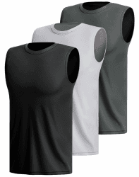 3 Or 5er Pack Sport Tank Top Herren äRmellos Shirt Fitness Achselshirt Schnelltrocknend Muskelshirt Atmungsaktiv Laufshirt Tanktop Gym Funktionsshirt Sleeveless Sportshirt Westen Multipack Schwarz/Grau/Kohlenstoffgrau L Angebot bei HelloDeals
