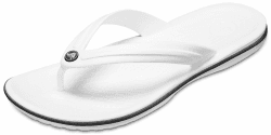 Crocs Unisex Crocband FlipFlip 39/40 EU Weiß Angebot bei HelloDeals