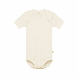 Dilling Kurzarmbody aus Merinowolle für Babys 74 Natur Angebot bei HelloDeals