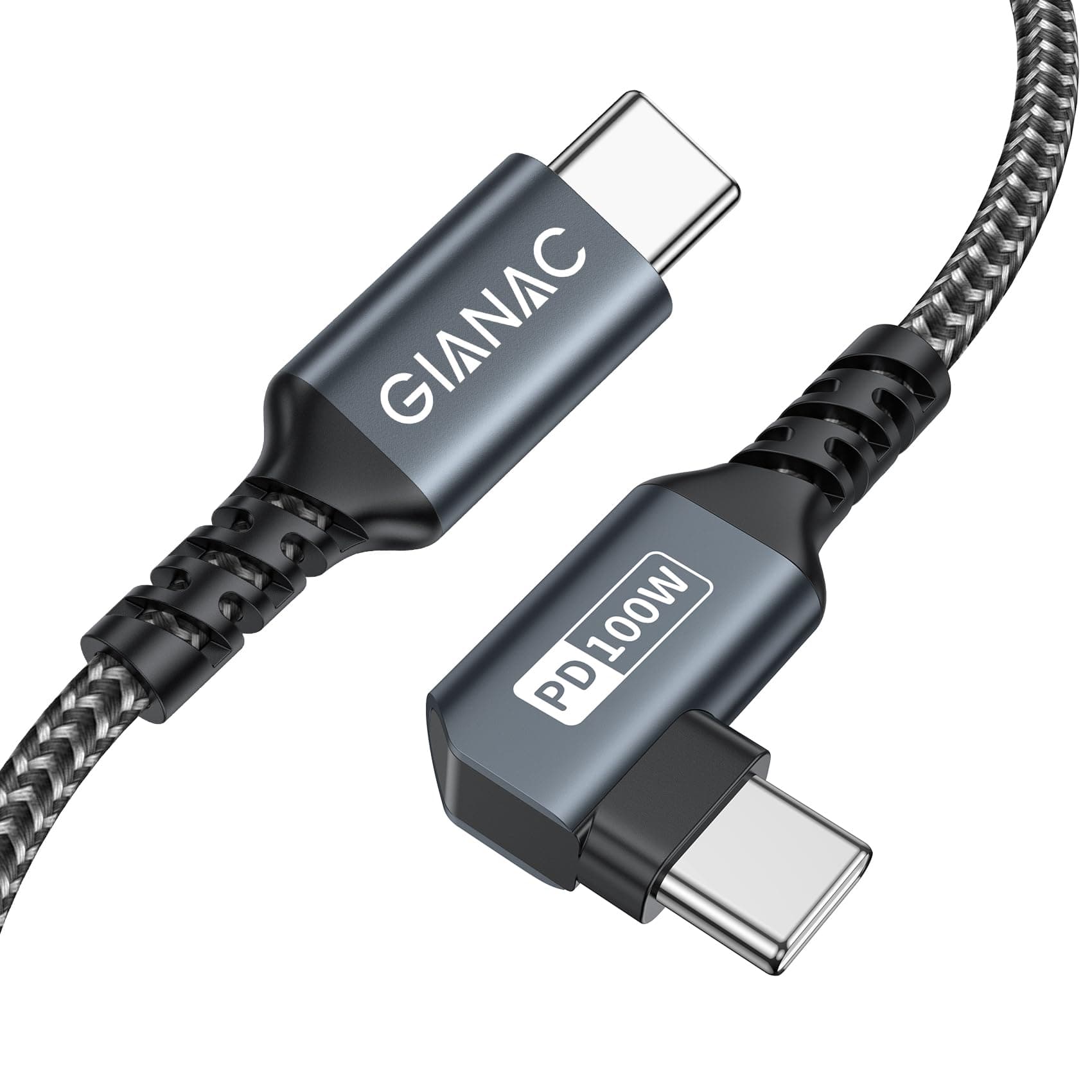100W USB C auf USB C Kabel 3M,90 Grad Schnellladekabel USB C PD 5A USB Typ C Ladekabel mit E-Mark Chip für Macbook Pro;MacBook Air;iPad Pro;Samsung Galaxy;Huawei Angebot bei HelloDeals