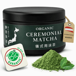 myMatcha Bio Ceremonial Grade Matcha Pulver – 30g – reiner Grüntee aus Shizuoka, Japan – erste Ernte, traditionell steinvermahlen, 100% Bio-Qualität (AT-BIO-301) - Premium Edition Ceremonial Matcha - Premium Angebot bei HelloDeals