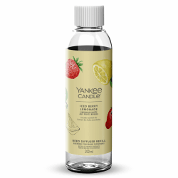 Yankee Candle Signature Nachfüllung für Diffusor mit Rattanstäbchen | Iced Berry Lemonade | 200ml | bis zu 20 Wochen Duft Frauen Iced Berry Lemonade 200 ml Angebot bei HelloDeals