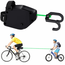 FIVAVA Fahrrad Abschleppseil Kinder 2.5M Einziehbarer Abschleppseil Fahrrad Eltern Kind Zugseil Traktionsseil 500 lbs für Kinder MTB Bike Angebot bei HelloDeals