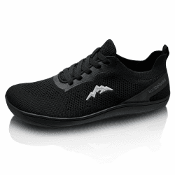 WateLves Breite Barfuss Schuhe Damen Barfußschuhe Herren Minimalistische Traillaufschuhe Leichte Atmungsaktiv Walkingschuhe Fitnessschuhe 46 EU Schwarz Angebot bei HelloDeals