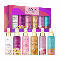 So…? Unique Grande Damen Mini Mist Gift Set, Body Mist Fragrance Spray (6x50ml) Orientalisch Angebot bei HelloDeals