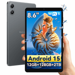 Blackview Link2 8 Zoll Tablet Android 15, 1340 * 800 Display, Mini Tablet Gaming, 12GB RAM + 128GB ROM/1TB TF, Gemini AI 2.0, Face ID, Widevine L1/5G WiFi/5000mAh/8MP+5MP/GPS/OTG/OTA/Bluetooth 5.0 Gray Angebot bei HelloDeals