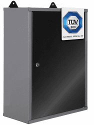 Ondis24 Werkstatt Hängeschrank Metall Werkzeugschrank abschließbar Grau Schwarz 42 cm - Tim 40 Angebot bei HelloDeals