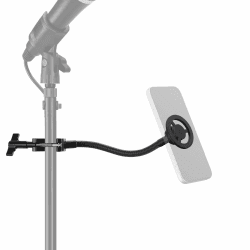 NEEWER BASICS Magnetische Handyhalterung für Microphone Stand mit flexiblem Rohr, Magnet verstellbarer Boom Arm Mount kompatibel mit iPhone Android Samsung für Mic Musik Gitarren Audioaufnahmen, MS040 Angebot bei HelloDeals