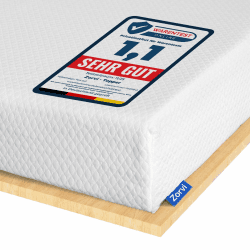 Matratzen Topper 160x200cm H3/H4, 10 cm Gel Memory Schaum, Öko-TEX Zertifiziert, Atmungsaktiv und Waschbar, rutschfest für Boxspringbett und Schlafsofa Komfort 160x200cm Angebot bei HelloDeals