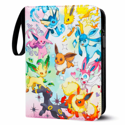 Sammelalbum für Pokemon Karten, 50 Seiten 400 Karten Kapazität Sammelkarten Album Sammelmappe Karten Ordner Heft, Tragbar Wasserdicht PU-Material Sammelkartenalben, Geschenk für Kinder (YB400) Angebot bei HelloDeals