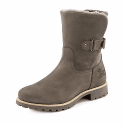 Panama Jack Felia Igloo Damen Warm gefüttert Biker Boots Halbschaft Stiefel & Stiefeletten 41 EU Grau Angebot bei HelloDeals