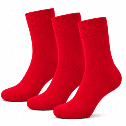 Weri Spezials Herrensocken Baumwolle einfarbig 3-Pack Business Casual Basic für jeden Tag in vielen tollen Farben Uni 39-42 Rot Angebot bei HelloDeals