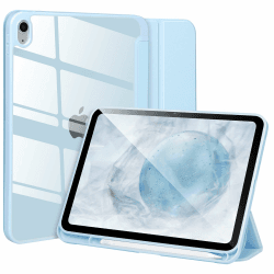 Hülle kompatibel mit iPad 11/10. Generation (2025/2022), 10,9 Zoll, stoßfeste Hartschalen-Schutzhülle mit Stifthalter, Tablet-Hülle mit automatischer Aktivierung/Deaktivierung,Blau Angebot bei HelloDeals