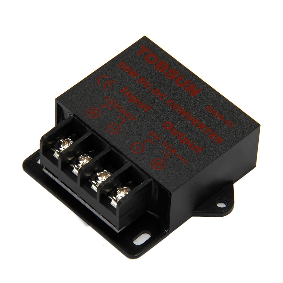 SUPERNIGHT Power Supply Transformer DC DC Step Down Voltage Reducer 12V 24V to DC 5V 10A 50W dc Buck Converter Adjustable for LED displays, Automotive, Electricity ect. Angebot bei HelloDeals