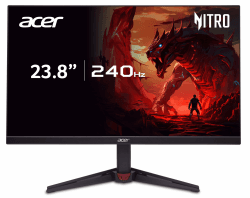 Acer Nitro VG240Y W3 Gaming Monitor 23.8 Zoll (60 cm Bildschirm) Full HD, IPS, 240Hz, 1ms (VRB), DP 1.4, 2xHDMI 2.0, FreeSync Premium 23,8 Zoll | Full HD | 240Hz Angebot bei HelloDeals