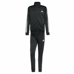 adidas Herren Sportswear Basic 3 Stripes Tricot Track Suit, Black, M Tall Angebot bei HelloDeals