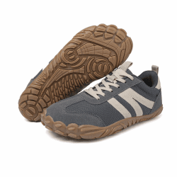 Barfußschuhe Herren Damen Barfussschuhe Breite Zehenbox Outdoor Walkingschuhe Barfuss Traillaufschuhe Leichte Minimalistische Fitnessschuhe Barfuß Sneaker mit Zero-Drop Solhe 43 EU Grau Angebot bei HelloDeals