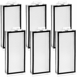 QWORK® 6 Stück Hepa Filter kompatibel mit Roborock Q5/Q7/Q8/T8 Modelle, Waschbar & Wiederverwendbar,Ersatzteilfilter Angebot bei HelloDeals