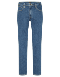 Lee Uniforms Herren Jeans Modern Series Straight Fit Jean 36W / 32L Mid Stonewash Angebot bei HelloDeals