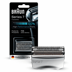 Braun Elektrorasierer Scherkopf Series 7, 70S, Silber - Original Ersatzscherteil und Rasierer Zubehör vom Hersteller, Made in Germany, Kompatibel mit Braun Series 7 Rasierern Angebot bei HelloDeals