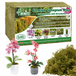 Halatool 1000g Sphagnum Moos für Pflanzen, Ideal für Orchideen, Sukkulenten, Karnivoren, Terrarien, Reptilienbedarf, Umtopfen, Gartenbau, Zucht & Anzucht 100% Naturprodukt Angebot bei HelloDeals