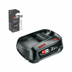 Bosch Ersatz-Akku PBA 18V 2.5Ah W-B (Hohe Kapazität für längere Laufzeit; Kompatibel mit Allen 18V Power for All-Geräten) Angebot bei HelloDeals