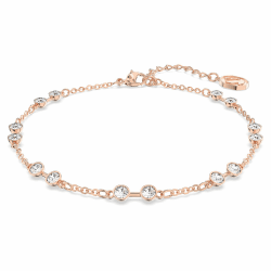 Swarovski Remix Kollektion Strang, Rundschliff Roségoldfarben plattiert Weiß Angebot bei HelloDeals