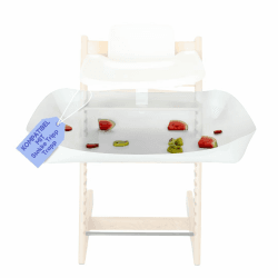 CATCHY Auffangschale - Zubehör für den Stokke Tripp Trapp Hochstuhl - Food Catcher für Krümel und Kleckereien - für Baby- und Kinderhochstühle (Hochstuhl separat erhältlich) Weiß Für Stokke Tripp Trapp Angebot bei HelloDeals