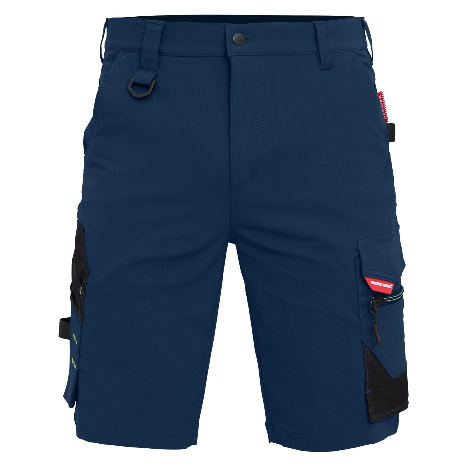 WORK IDEA Herren Slim-Fit Stretch Arbeitsshorts Strapazierfähige Eleganz für höchsten Blau 52 Angebot bei HelloDeals