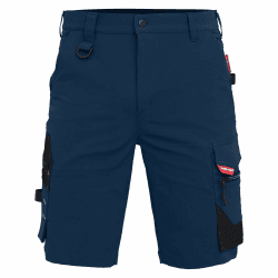 WORK IDEA Herren Slim-Fit Stretch Arbeitsshorts Strapazierfähige Eleganz für höchsten Blau 52 Angebot bei HelloDeals