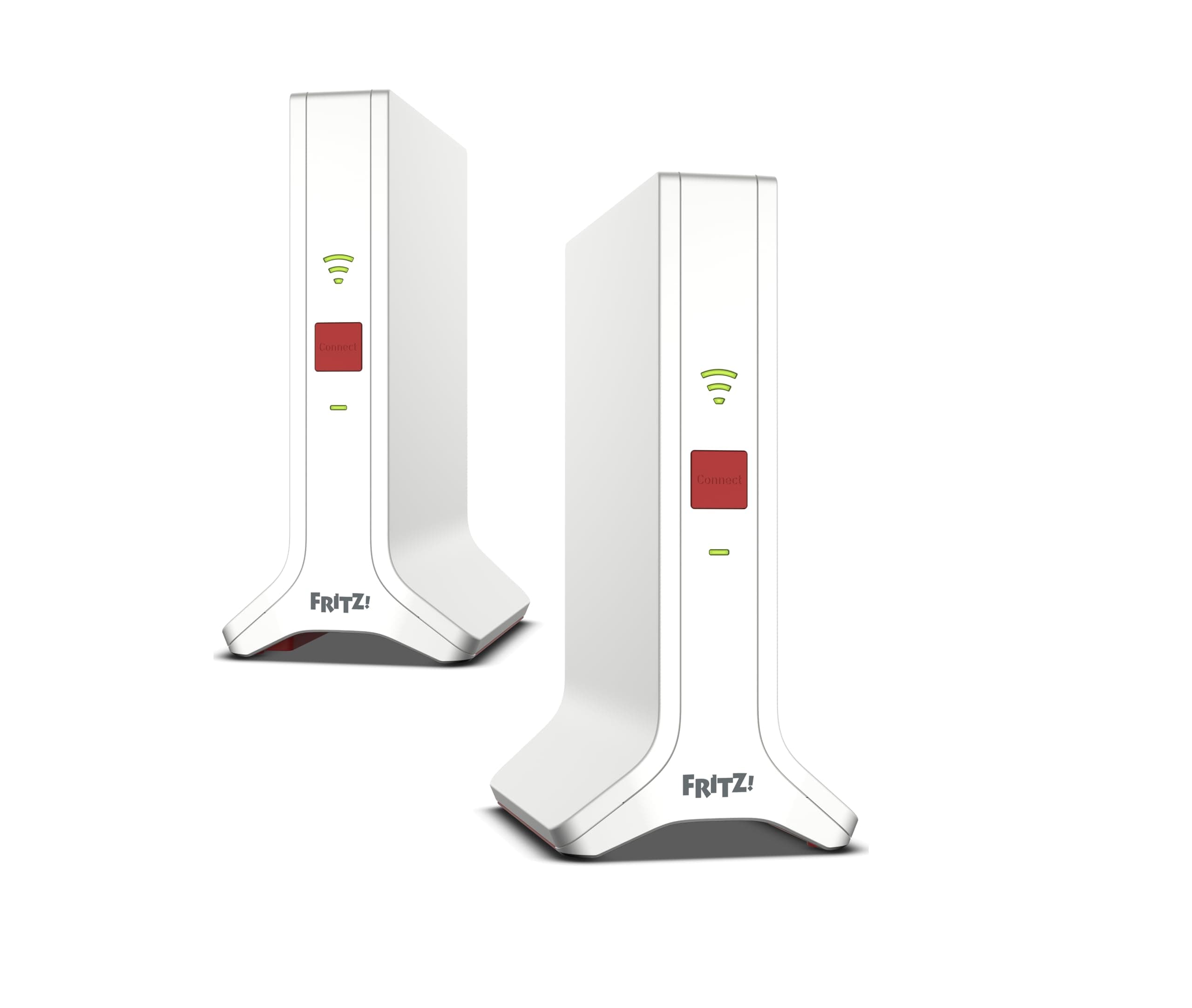 Fritz!Mesh Set 4200 2er-Set (2X Fritz!Repeater, ideal für Internetrouter oder Glasfasermodem (ONT), WLAN-Abdeckung für 3-5 Räume, Triband Wi-Fi 6 mit bis zu 4.200 MBit/s, deutschsprachige Version) Angebot bei HelloDeals
