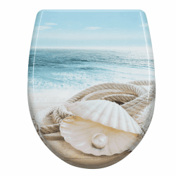 WOLTU Toilettendeckel mit Absenkautomatik Klodeckel WC Sitz Softclose Klobrille mit Quick Release Funktion Duroplast Oval einfache Montage Weiße Perle Angebot bei HelloDeals