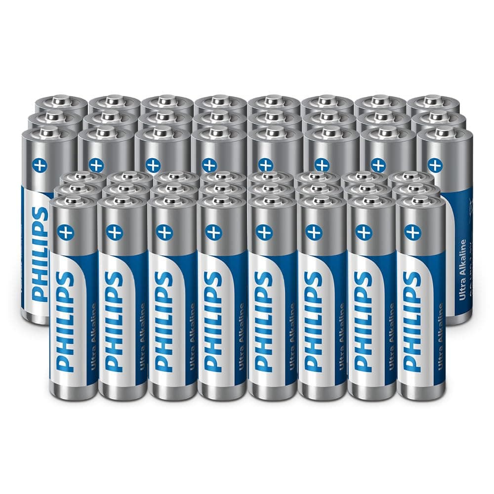 Philips Ultra AA-/AAA-Alkali-Batterien in der Kombipackung - Vielseitig für Verschiedene Geräte, 48 Stück AA and AAA Pack Of 48 Angebot bei HelloDeals
