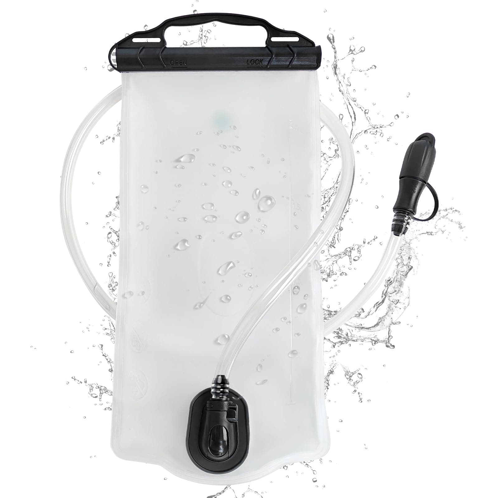 AXEN Hydraiton Bladder 2L, Large Opening Leak Proof Water Bladder, Water Reservoir Storage Bag for Hydration Pack White Angebot bei HelloDeals