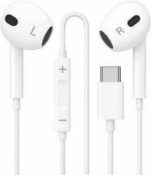 iPhone17 16 15 Kopfhörer mit Kabel, USB C Kabelkopfhörer für iPhone 15 16 17 Plus/Pro/Max/Air, Ohrhörer HiFi Stereo mit Mikrofon & Lautstärkeregler für iPad Pro Mini/Samsung S25 S24 Ultra/Pixel tc1PC Angebot bei HelloDeals