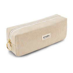 KALIDI Mäppchen Federmäppchen Mädchen Teenager Stiftetasche Stiftemappe Cord-Stoff Federtasche Pencil Case Schulmäppchen Beige Angebot bei HelloDeals