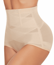 YADIFEN Damen Shapewear Unterhose Bauchweg hoher Taille Bauch Weg Unterwäsche Bauchkontrolle Miederslip Figurformende Miederhose Shape Figurformend Miederpant Body Shaper Beige M Angebot bei HelloDeals