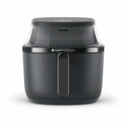 Philips Airfryer 3000 Series – Premium 6.2 L Heißluftfritteuse mit Sichtfenster, RapidAir Plus Technologie, 90% weniger Fett, leicht zu reinigen, Touchscreen, energie- & platzsparend (NA330/00) Turbo - 6,2L Schwarz Angebot bei HelloDeals