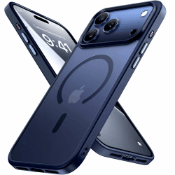 Miracase für iPhone 17 Pro Max Hülle für Magsafe [TOP Militärschutz & Magnetkraft] Stoßfest Kratzfest mit Samtiger Haptik Langlebig Handyhülle für iPhone 17 Pro Max 6,9", Matt-Blau iPhone 17 Pro Max 6,9 Blau Angebot bei HelloDeals
