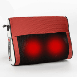 Real Relax Massagekissen für Rücken & Lenden,Nackenmassagegerät mit Wärme,Shiatsu 3D Rückenmassagegerät für Nacken,Rücken,Beine,Geschenke für Männer, Frauen Angebot bei HelloDeals