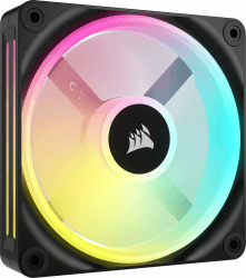 Corsair iCUE LINK QX120 RGB 120mm Magnetic Dome RGB Lüfter - Schwarz Nur Fans Einfach (120mm) Schwarz Angebot bei HelloDeals