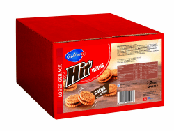 Bahlsen Hit Minis – Mini-Doppelkekse mit Kakaocreme-Füllung –Loses Gebäck in Großpackung – ca. 338 Stück, 2,2 kg Schokolade 2200 g (1er Pack) Angebot bei HelloDeals