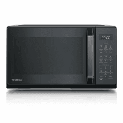 TOSHIBA Mikrowelle in Spiegel-Schwarz, 23 Liter, 800 W, Digitale Solo-Mikrowelle mit 11 Leistungsstufen, 6 Automatikprogrammen, Schnellstart-Funktion, Auftaufunktion, Digitaldisplay, MW3-EM23PE(BK) 23L Solo Digital Angebot bei HelloDeals