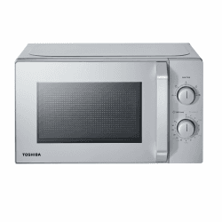 Toshiba Solo-Mikrowelle 20L MW2-MM20PE(SL), Freistehende Mikrowelle, 700W, 5 Leistungsstufen mit praktischer Auftaufunktion, LED-Beleuchtung im Innenraum, Silber Solo 20L Silber Angebot bei HelloDeals