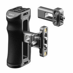 SIRUI Seitenhandgriff, Side Handle für Kamerakäfig, Zwei Befestigungsmöglichkeiten, NATO-Schiene, Fixierschraube, 3/8"-16 Schraube, 1/4"-20 Schrauben, rechts/Links verwendbar (SC-SH) Angebot bei HelloDeals