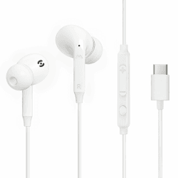 MAS CARNEY USB C Kopfhörer mit Kabel für iPhone 17 16 15 Pro Max In-Ear-Ohrhörer USBC Kabelkopfhörer mit Mikro & Regler für iPhone 17 Pro 17e 16Pro 16e 15 Plus 15Pro ipad Air Earbud für Samsung Galaxy Weiß Angebot bei HelloDeals