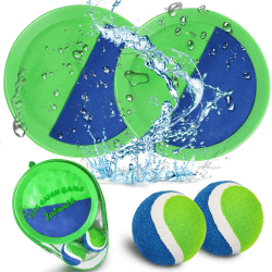 Jalunth Klettballspiel Klettball Strandspielzeug Strandspiele Wurfspiel Kinder Erwachsene Garten Outdoor Draußen Strand Spielzeug Spiele Geschenke 2 3 4 5 6 7 8 9 10 Jahre Mädchen Junge Ostergeschenke Limettengrün 2 Schläger Angebot bei HelloDeals