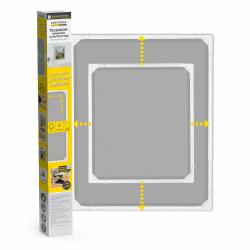 EASYmaxx Insect Protect | Teleskop-Insektenschutzgitter | Fliegengitter Fenster | mit vormontierten Rahmen | ausziehbarer Insektenschutz | integriertes Moskitonetz | weiß 1 Stück Fenster - Weiß Angebot bei HelloDeals