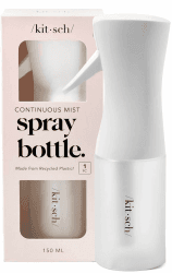 Kitsch Sprühflasche für Haare, 150 ml – Dauer-Wassersprühflasche für Haare, Reinigung, Gartenarbeit, vielseitige Sprühflaschen – mit ultrafeinem Nebel – aus recyceltem Kunststoff – Weiß Weiss/Opulenter Garten Angebot bei HelloDeals